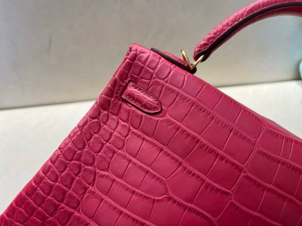 wsxc1749743225941_3 International Shipping Kelly 25CM Alligator Leather Gold Hardware A5