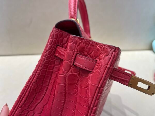wsxc1749743225941_4 International Shipping Kelly 25CM Alligator Leather Gold Hardware A5