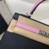 Global Shipping Kelly 25CM Two-tone handbag 89 Nior X9 Epsom Leather SHW