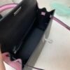 Global Shipping Kelly 25CM Two-tone handbag 89 Nior X9 Epsom Leather SHW