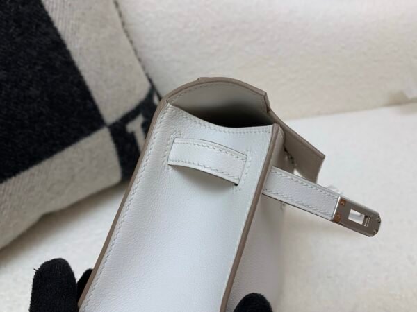 Global Sales Kelly Pochette 22CM Swift Leather Silver Hardware M4