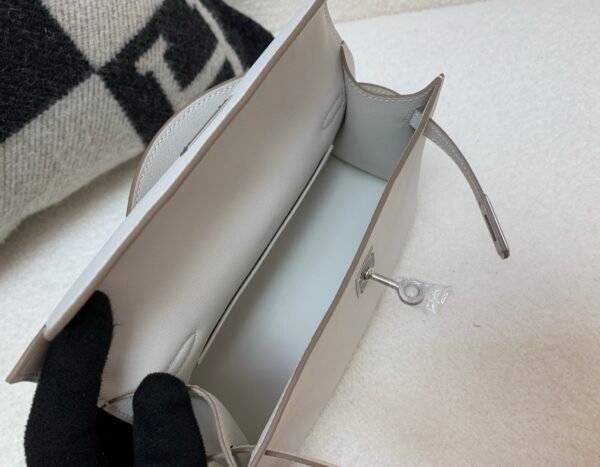 Global Sales Kelly Pochette 22CM Swift Leather Silver Hardware M4