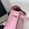 Global Shipping 3Q Rose Saiura Kelly Pochette 22CM Swift Leather