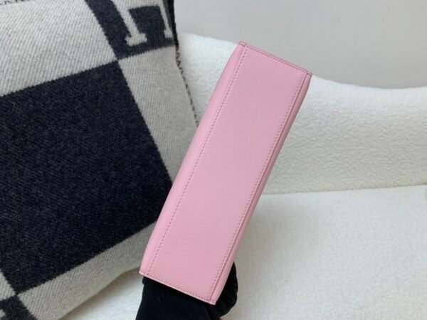 Global Shipping 3Q Rose Saiura Kelly Pochette 22CM Swift Leather