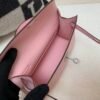 Global Shipping 3Q Rose Saiura Kelly Pochette 22CM Swift Leather