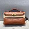 wsxc1750520773670_0 Kelly Pochette 22CM Matte Alligator Leather Ck37 Gold Hardware