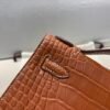 wsxc1750520773670_3 Kelly Pochette 22CM Matte Alligator Leather Ck37 Gold Hardware