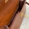 wsxc1750520773938_7 Kelly Pochette 22CM Matte Alligator Leather Ck37 Gold Hardware