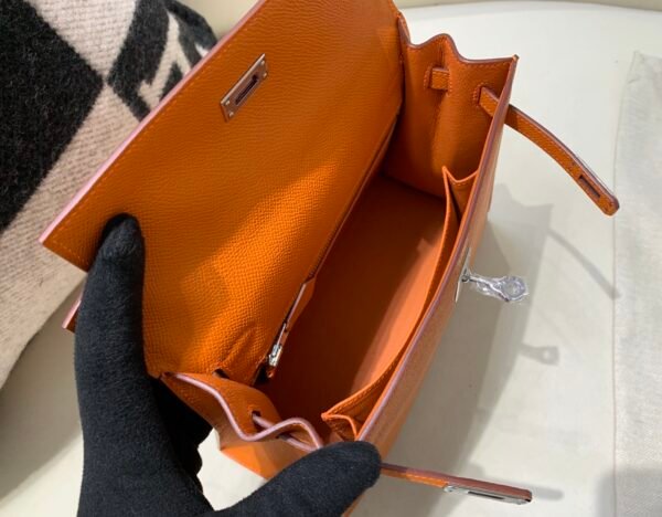wsxc1750520787502_7 Kelly 25CM 93 Orange Epsom Leather Full Handmade Gold Hardware Top Quality