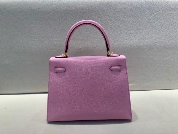 Kelly 25CM Global Delivery X9 Mauve Sylvestre Epsom Leather Gold Hardware