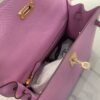 Kelly 25CM Global Delivery X9 Mauve Sylvestre Epsom Leather Gold Hardware