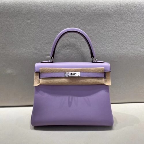 wsxc1750790096192_0 Top Quality Kelly 25CM P9 Anemone Swift Leather Silver Hardware