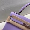 Top Quality Kelly 25CM P9 Anemone Swift Leather Silver Hardware