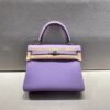 Top Quality Kelly 25CM P9 Anemone Swift Leather Silver Hardware