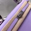 Top Quality Kelly 25CM P9 Anemone Swift Leather Silver Hardware