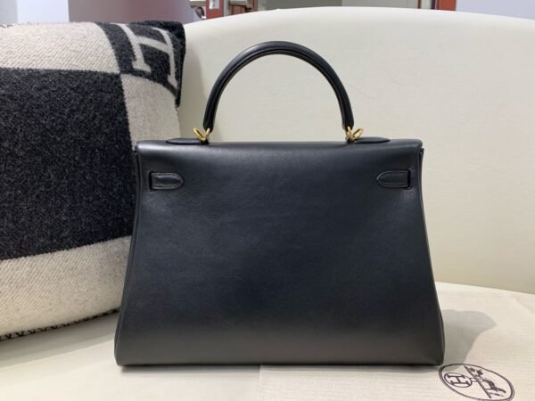 Full Handmade Kelly 35CM 89 Nior Swift Leather Gold Hardware Top Quality