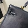Full Handmade Kelly 35CM 89 Nior Swift Leather Gold Hardware Top Quality