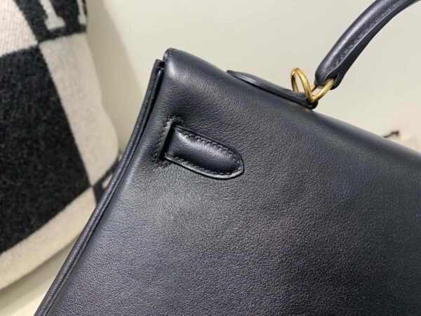 Full Handmade Kelly 35CM 89 Nior Swift Leather Gold Hardware Top Quality