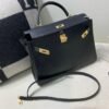 Full Handmade Kelly 35CM 89 Nior Swift Leather Gold Hardware Top Quality