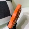 Global Sales Kelly Pochette 22CM Swift Leather Gold Hardware 93 Orange
