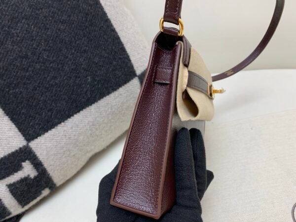 Full Handmade Kelly Elan 28CM Chevre Leather Gold Hardware 0G