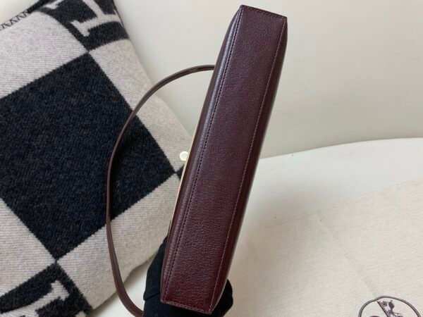 Full Handmade Kelly Elan 28CM Chevre Leather Gold Hardware 0G