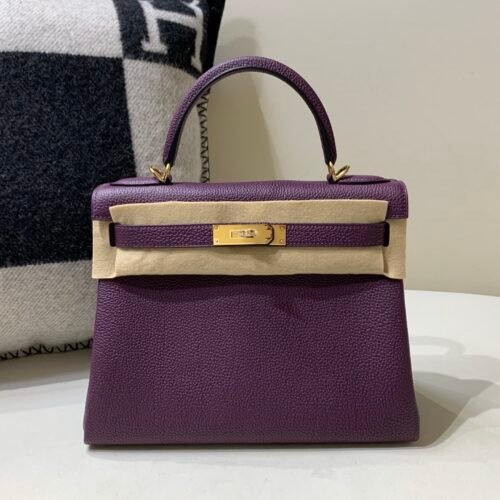 wsxc1753372150717_0 Top Quality Kelly 28CM 59 RAISIN Togo Leather Gold Hardware
