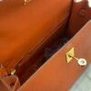 Original Quality 1:1 To Make Kelly 25CM 93 Orange Epsom Leather GHW