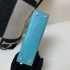 Mini Kelly 19CM Alligator Skin 7F Bleu Paon Full Handmade Silver Hardware