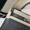 Global Shipping Mini Kelly 19CM 88 Graphite Alligator Skin Original Package
