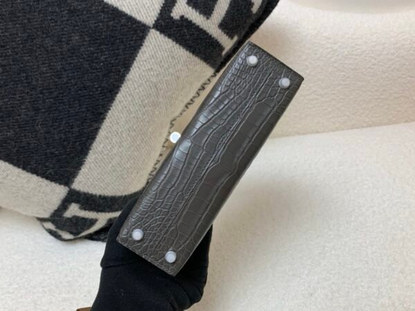 Global Shipping Mini Kelly 19CM 88 Graphite Alligator Skin Original Package