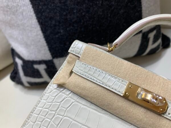 wsxc1753457603071_2 Nice Handbag Mini Kelly 19CM 8L Alligator Skin Gold Hardware