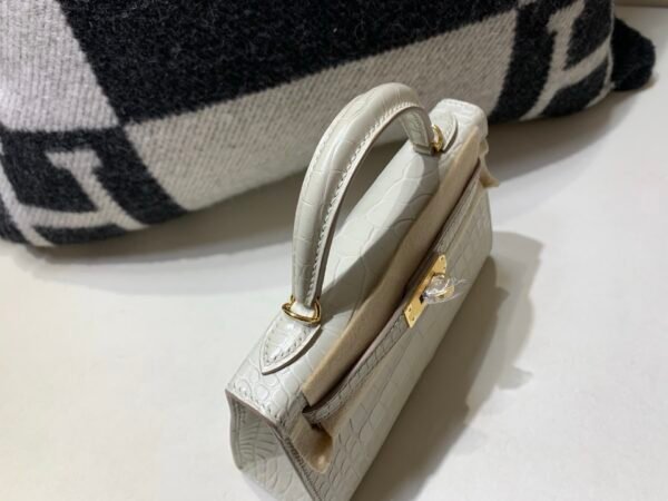 wsxc1753457603071_4 Nice Handbag Mini Kelly 19CM 8L Alligator Skin Gold Hardware