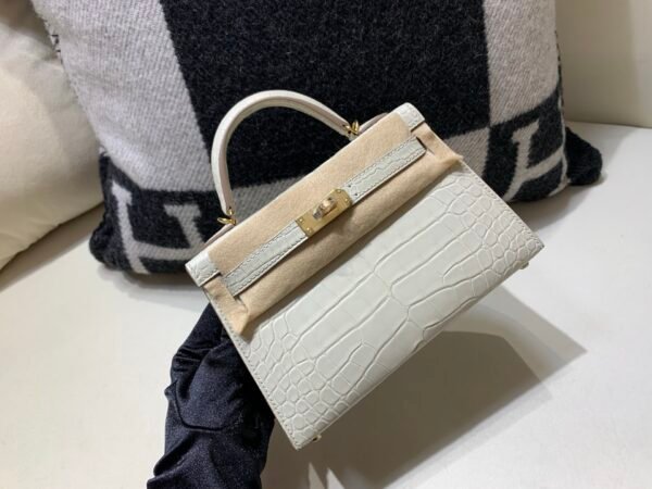 wsxc1753457603228_8 Nice Handbag Mini Kelly 19CM 8L Alligator Skin Gold Hardware