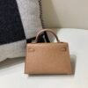 Top Quality Mini Kelly 19CM Chevre Leather 2J Gold Hardware