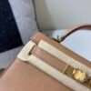 Top Quality Mini Kelly 19CM Chevre Leather 2J Gold Hardware