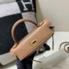 Top Quality Mini Kelly 19CM Chevre Leather 2J Gold Hardware