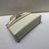 Mini Kelly 19CM Alligator Skin Y1 Vanille Full Handmade Silver Hardware