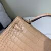 Full Handmade Mini Kelly 19CM 0M Chai Alligator Skin Gold Hardware