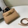 Full Handmade Mini Kelly 19CM 0M Chai Alligator Skin Gold Hardware