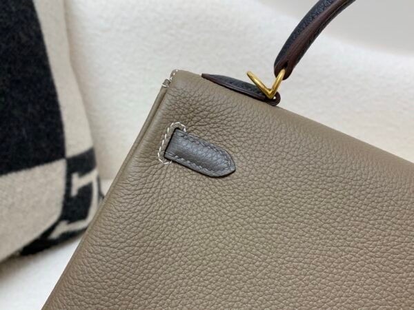 wsxc1755187189049_3 High Quality Kelly 25CM 8C Gri Elephant 89 Nior 8F Etain Togo Leather Gold Hardware