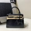 wsxc1756225514779_0 Full Handmade Kelly 25CM Lizard Leather 89 Nior Silver Hardware
