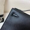 Global Sales Kelly Pochette 22CM Swift Leather Silver Hardware 89 Nior