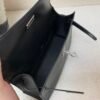 Global Sales Kelly Pochette 22CM Swift Leather Silver Hardware 89 Nior