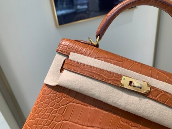 Top Quality 1:1 To Make Kelly 25CM CK37 America Alligator GHW