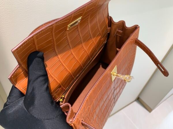 Top Quality 1:1 To Make Kelly 25CM CK37 America Alligator GHW