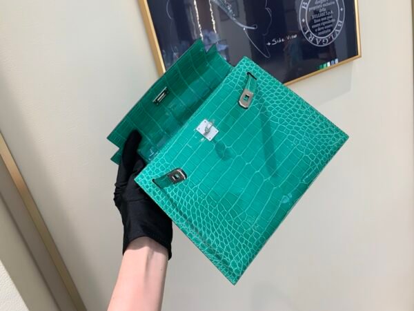 wsxc1757783339166_6 Top Handmade Birkin 25CM O6 Silver Hardware America Alligator