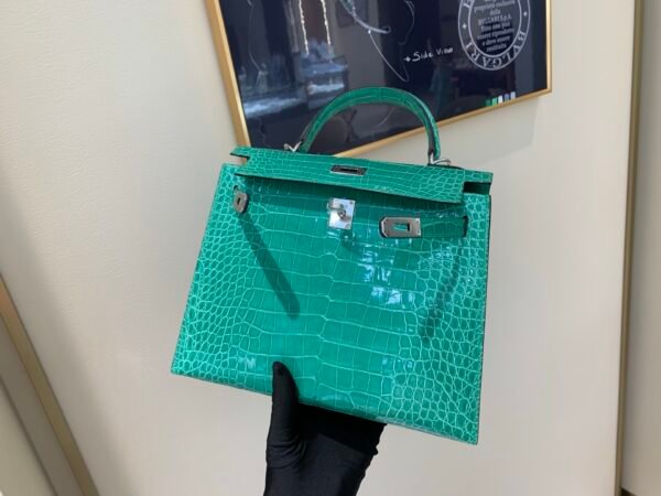 wsxc1757783339197_8 Top Handmade Birkin 25CM O6 Silver Hardware America Alligator