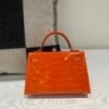 wsxc1759082494413_1 Top Handmade Mini Kelly 19CM Alligator Skin Gold Hardware 93 Orange