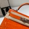 wsxc1759082494413_2 Top Handmade Mini Kelly 19CM Alligator Skin Gold Hardware 93 Orange
